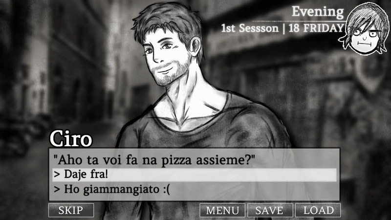 Visual novel experiment