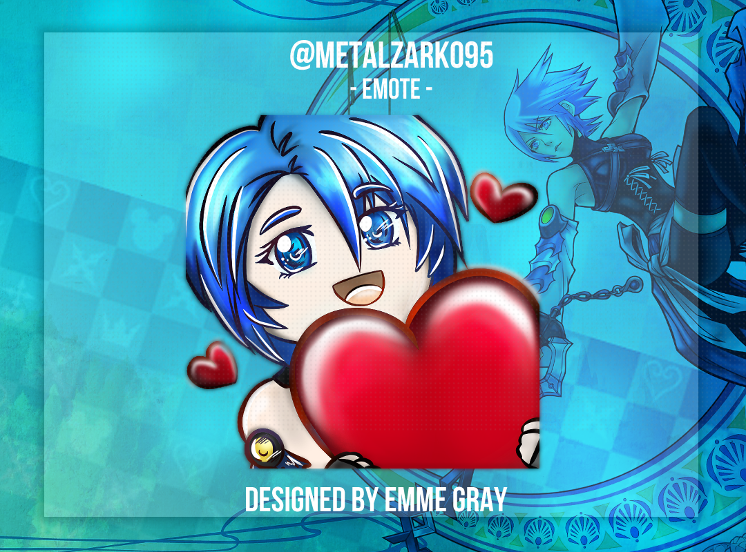 Twitch emote commission MetalZarko set 2