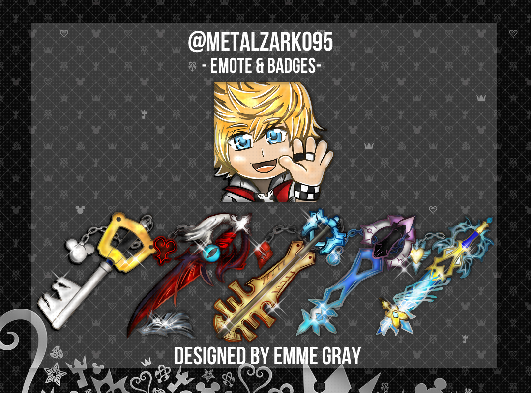 Twitch emote commission MetalZarko set 1