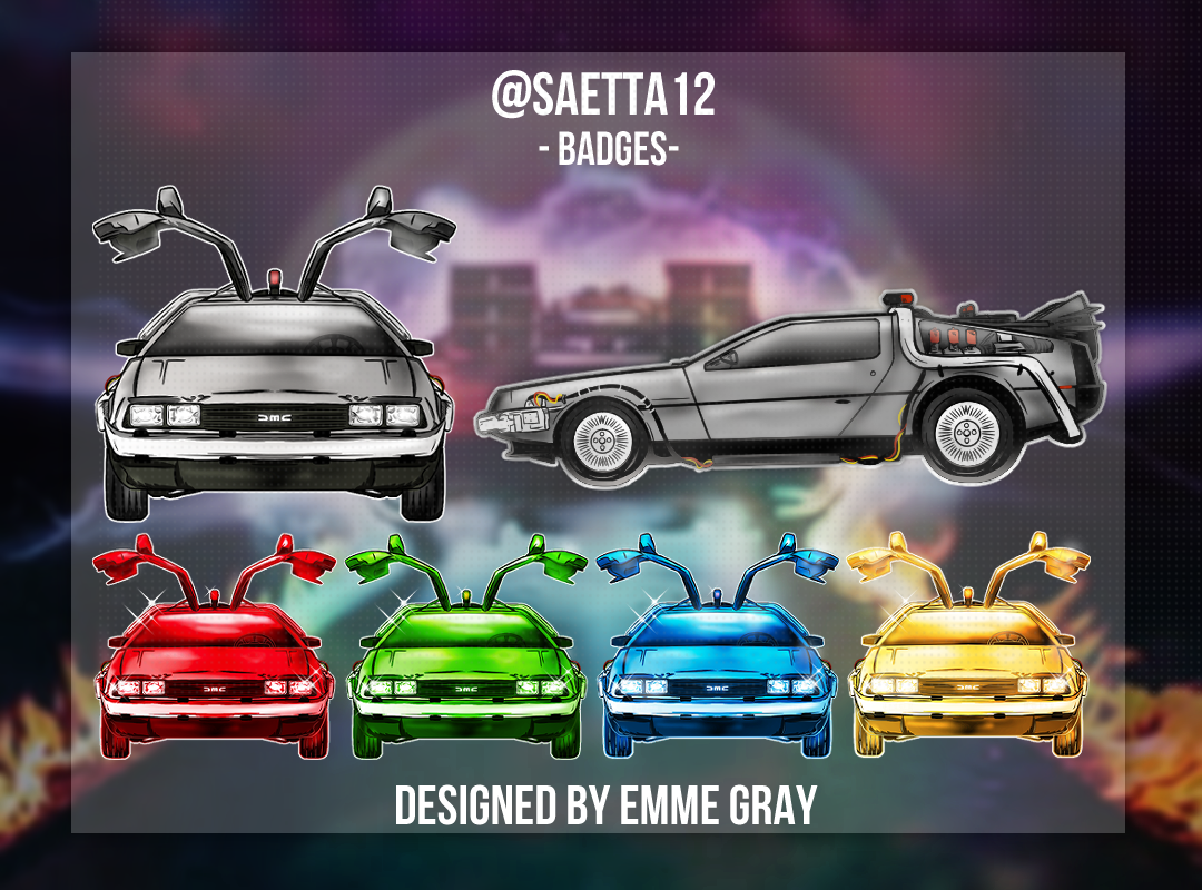 Twitch badge commission Saetta