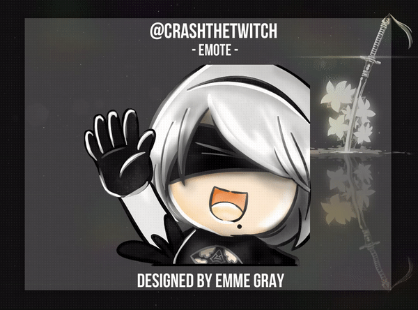 Twitch emote commission Crash